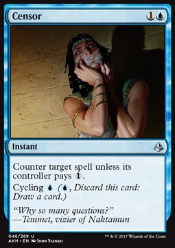 Censor - Amonkhet (Uncommon) [AKH-46] - JotaCards - Tu Tienda de TCG