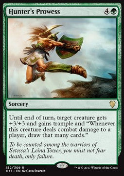 Hunter's Prowess - Commander 2017 (Rare) [C17-152] - JotaCards - Tu Tienda de TCG