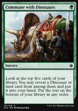 Commune with Dinosaurs - Ixalan (Common) [XLN-181] - JotaCards - Tu Tienda de TCG