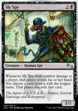 Sly Spy (V.1) - Unstable (Uncommon) [UST-67]
