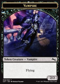 Vampire Token (Black 2/2) - Unstable (Token) [UST-T08] - JotaCards - Tu Tienda de TCG