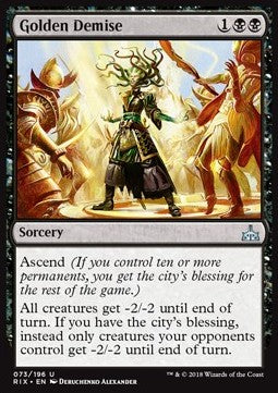 Golden Demise - Rivals of Ixalan (Uncommon) [RIX-73] - JotaCards - Tu Tienda de TCG