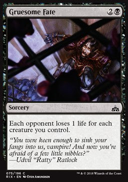 Gruesome Fate - Rivals of Ixalan (Common) [RIX-75] - JotaCards - Tu Tienda de TCG