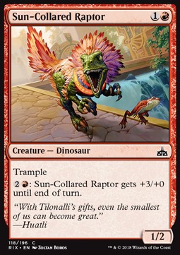 Sun-Collared Raptor - Rivals of Ixalan (Common) [RIX-118] - JotaCards - Tu Tienda de TCG