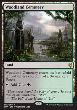 Woodland Cemetery - Dominaria (Rare) [DOM-248] - JotaCards - Tu Tienda de TCG