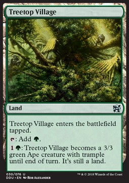 Treetop Village - Duel Decks: Elves vs. Inventors (Uncommon) [DDU-30] - JotaCards - Tu Tienda de TCG