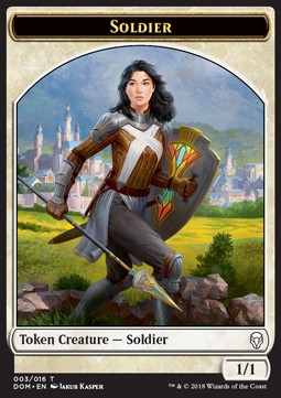 Soldier Token (White 1/1) - Dominaria (Token) [DOM-T03] - JotaCards - Tu Tienda de TCG