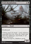 Feral Abomination - Dominaria (Common) [DOM-92] - JotaCards - Tu Tienda de TCG
