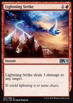Lightning Strike - Core 2019 (Uncommon) [M19-152] - JotaCards - Tu Tienda de TCG