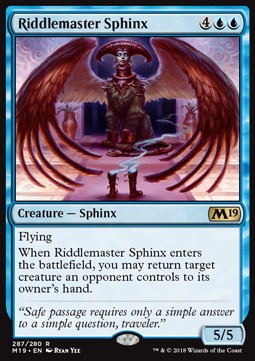 Riddlemaster Sphinx - Core 2019 (Rare) [M19-287] - JotaCards - Tu Tienda de TCG