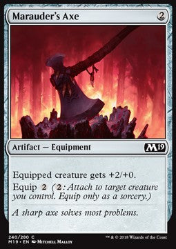 Marauder's Axe - Core 2019 (Common) [M19-240] - JotaCards - Tu Tienda de TCG