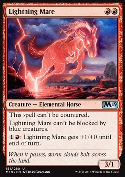 Lightning Mare - Core 2019 (Uncommon) [M19-151] - JotaCards - Tu Tienda de TCG