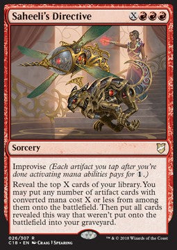 Saheeli's Directive - Commander 2018 (Rare) [C18-26] - JotaCards - Tu Tienda de TCG