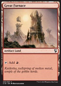 Great Furnace - Commander 2018 (Common) [C18-250] - JotaCards - Tu Tienda de TCG