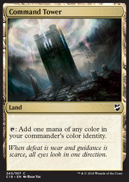 Command Tower - Commander 2018 (Common) [C18-240] - JotaCards - Tu Tienda de TCG