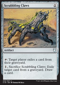 Scrabbling Claws - Commander 2018 (Uncommon) [C18-218] - JotaCards - Tu Tienda de TCG