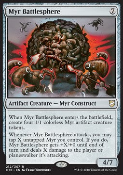 Myr Battlesphere - Commander 2018 (Rare) [C18-212] - JotaCards - Tu Tienda de TCG