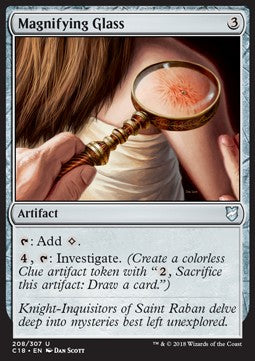 Magnifying Glass - Commander 2018 (Uncommon) [C18-208] - JotaCards - Tu Tienda de TCG
