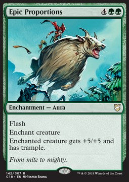 Epic Proportions - Commander 2018 (Rare) [C18-142] - JotaCards - Tu Tienda de TCG