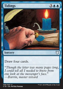 Tidings - Commander 2018 (Uncommon) [C18-108] - JotaCards - Tu Tienda de TCG
