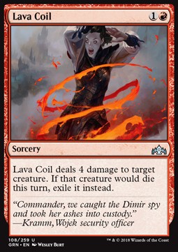 Lava Coil - Guilds of Ravnica (Uncommon) [GRN-108] - JotaCards - Tu Tienda de TCG