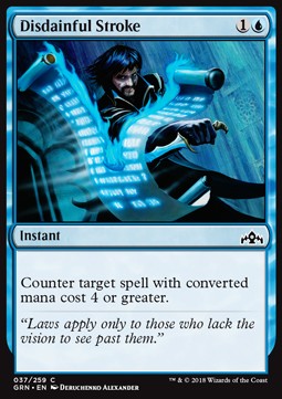 Disdainful Stroke - Guilds of Ravnica (Common) [GRN-37] - JotaCards - Tu Tienda de TCG