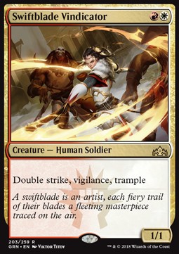 Swiftblade Vindicator - Guilds of Ravnica (Rare) [GRN-203] - JotaCards - Tu Tienda de TCG