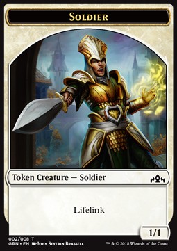 Soldier Token (White 1/1 Lifelink) - Guilds of Ravnica (Token) [GRN-T02] - JotaCards - Tu Tienda de TCG