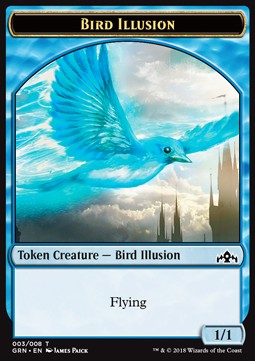 Bird Illusion Token (Blue 1/1) - Guilds of Ravnica (Token) [GRN-T03] - JotaCards - Tu Tienda de TCG