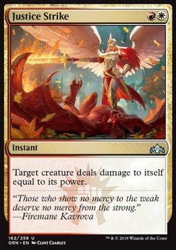 Justice Strike - Guilds of Ravnica (Uncommon) [GRN-182] - JotaCards - Tu Tienda de TCG