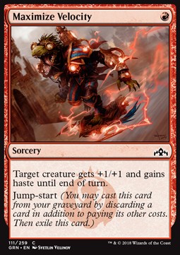 Maximize Velocity - Guilds of Ravnica (Common) [GRN-111] - JotaCards - Tu Tienda de TCG
