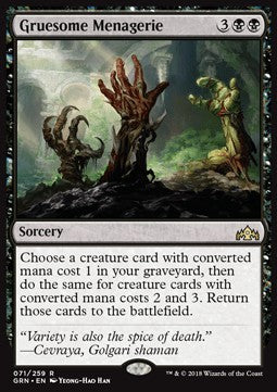 Gruesome Menagerie - Guilds of Ravnica (Rare) [GRN-71] - JotaCards - Tu Tienda de TCG