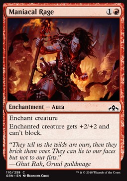 Maniacal Rage - Guilds of Ravnica (Common) [GRN-110] - JotaCards - Tu Tienda de TCG