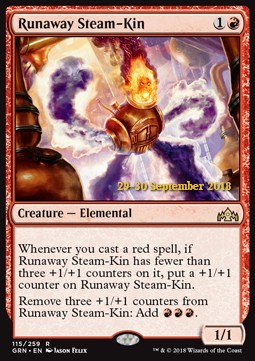 Runaway Steam-Kin - Guilds of Ravnica: Extras (Rare) [XGRN-115] - JotaCards - Tu Tienda de TCG