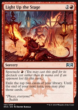 Light Up the Stage - Ravnica Allegiance (Uncommon) [RNA-107] - JotaCards - Tu Tienda de TCG