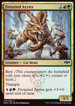 Frenzied Arynx - Ravnica Allegiance (Common) [RNA-173] - JotaCards - Tu Tienda de TCG