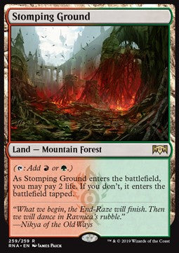 Stomping Ground - Ravnica Allegiance (Rare) [RNA-259] - JotaCards - Tu Tienda de TCG