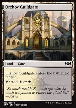 Orzhov Guildgate (V.1) - Ravnica Allegiance (Common) [RNA-252] - JotaCards - Tu Tienda de TCG