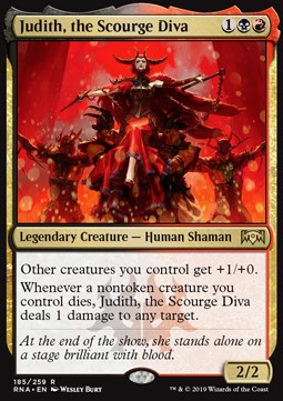 Judith, the Scourge Diva - Ravnica Allegiance (Rare) [RNA-185] - JotaCards - Tu Tienda de TCG