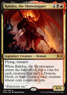 Rakdos, the Showstopper - Ravnica Allegiance (Mythic) [RNA-199] - JotaCards - Tu Tienda de TCG