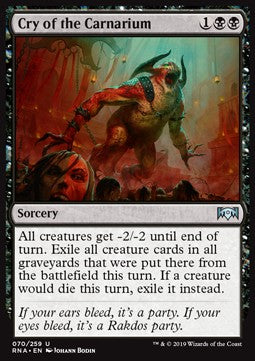 Cry of the Carnarium - Ravnica Allegiance (Uncommon) [RNA-70] - JotaCards - Tu Tienda de TCG