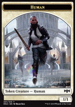 Human Token (White 1/1) - Ravnica Allegiance (Token) [RNA-T01] - JotaCards - Tu Tienda de TCG
