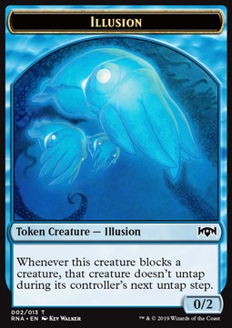 Illusion Token (Blue 0/2) - Ravnica Allegiance (Token) [RNA-T02] - JotaCards - Tu Tienda de TCG