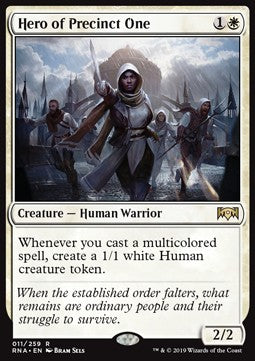 Hero of Precinct One - Ravnica Allegiance (Rare) [RNA-11] - JotaCards - Tu Tienda de TCG