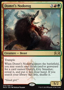Domri's Nodorog - Ravnica Allegiance: Extras (Rare) [XRNA-272] - JotaCards - Tu Tienda de TCG