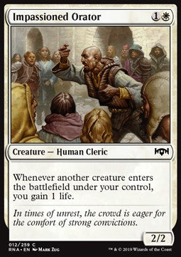 Impassioned Orator - Ravnica Allegiance (Common) [RNA-12] - JotaCards - Tu Tienda de TCG