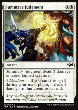Summary Judgment - Ravnica Allegiance (Common) [RNA-24] - JotaCards - Tu Tienda de TCG