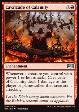 Cavalcade of Calamity - Ravnica Allegiance (Uncommon) [RNA-95] - JotaCards - Tu Tienda de TCG