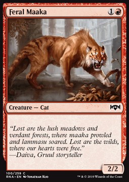 Feral Maaka - Ravnica Allegiance (Common) [RNA-100] - JotaCards - Tu Tienda de TCG