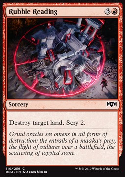 Rubble Reading - Ravnica Allegiance (Common) [RNA-110] - JotaCards - Tu Tienda de TCG